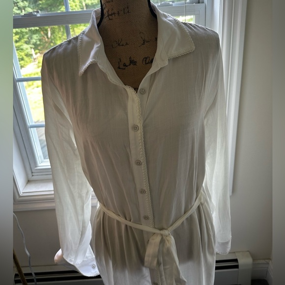 White Long Maaji Shirt Dress. NWOT - Picture 11 of 13